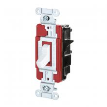 Hubbell Wiring Device-Kellems CSB120STW - SP TOG, COM, ST, 20A 120/277V, WH
