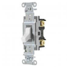 Hubbell Wiring Device-Kellems CSB120W - SWITCH, SPEC, SP, 20A 120/277V, B+S, WH
