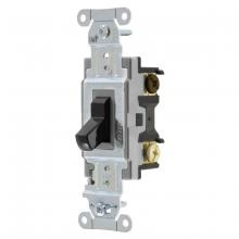 Hubbell Wiring Device-Kellems CSB415BK - SWITCH, COMM, 4W, 15A 120/277V, B+S, BK