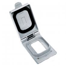 Hubbell Wiring Device-Kellems CWP26CR - W/PROOF GFCI PLATE, PVC, GRAY