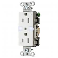 Hubbell Wiring Device-Kellems DR15NLWH - HBL DR15NLWH