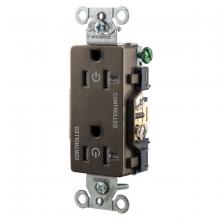 Hubbell Wiring Device-Kellems DR20C2TR - 2/2 CONTROLLED 20A 125V, B/S, TR DECO,BR