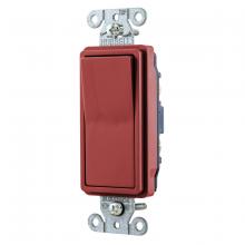 Hubbell Wiring Device-Kellems DS120R - SWITCH, DECO SER, SP, 20A 120/277V, RD