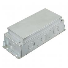 Hubbell Wiring Device-Kellems FB2433 - RECT FLOORBOX, STAMP STEEL, DEEP, 3-G