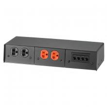 Hubbell Wiring Device-Kellems FR680BKA - FRPT PEDESTAL, 6-G , BK