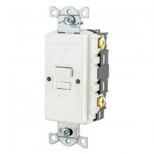 Hubbell Wiring Device-Kellems GFBFHP20W - 20A 125V BLANK FACE GFCI HP WHITE