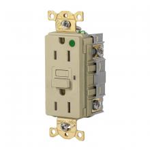 Hubbell Wiring Device-Kellems GFR82I - 15A 125VAC COMM HG GFR IVORY