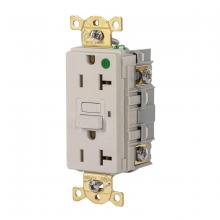 Hubbell Wiring Device-Kellems GFR83LA - 20A 125VAC COMM HG GFR LIGHT ALMOND