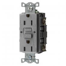 Hubbell Wiring Device-Kellems GFRST52MGY - 15A MARINE SELF TEST (BAG), GFR GRAY