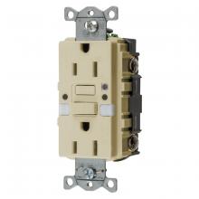 Hubbell Wiring Device-Kellems GFRST15INL - 15A COMM SELF TEST NIGHTLIGHT GFR IVORY