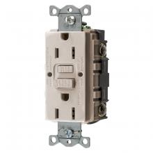 Hubbell Wiring Device-Kellems GFRST15LAU - 15A COMM SELF TEST US GFR LT ALMOND