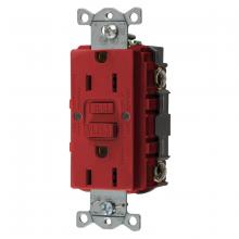 Hubbell Wiring Device-Kellems GFRST15R - 15A COMM SELF TEST GFR RED