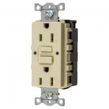 Hubbell Wiring Device-Kellems GFRST15SNAPINA - 15A COMM SELF TEST SNAP GFR USA IVORY