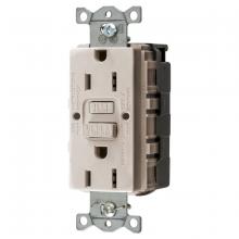 Hubbell Wiring Device-Kellems GFRST15SNAPLA - 15A COMM SELF TEST SNAP GFR LT ALMOND