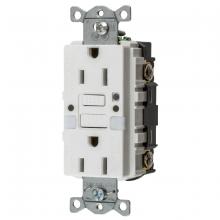 Hubbell Wiring Device-Kellems GFRST15WNL - 15A COMM SELF TEST NIGHTLIGHT GFR WHITE