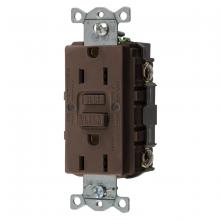 Hubbell Wiring Device-Kellems GFRST52M - 15A MARINE SELF TEST (BAG), GFR, BROWN