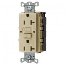 Hubbell Wiring Device-Kellems GFRST20SNAPINA - 20A COMM SELF TEST SNAP GFR USA IVORY