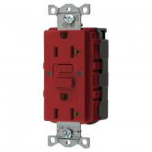 Hubbell Wiring Device-Kellems GFRST20SNAPR - 20A COMM SELF TEST SNAP GFR RED