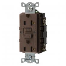 Hubbell Wiring Device-Kellems GFRST20U - 20A COMM SELF TEST US GFR BROWN