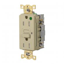 Hubbell Wiring Device-Kellems GFRTW82I - 15A 125VAC COMM HG TRWR GFR IVORY