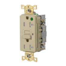 Hubbell Wiring Device-Kellems GFRTW83I - 20A 125VAC COMM HG TRWR GFR IVORY