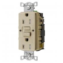 Hubbell Wiring Device-Kellems GFTRST15I - 15A COMM SELF TEST TR GFR IVORY