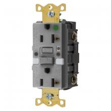 Hubbell Wiring Device-Kellems GFTRST83GYNL - 20A COMM HG S-TEST TR NIGHTLIGHT GFR GY