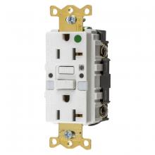 Hubbell Wiring Device-Kellems GFTRST83WNL - 20A COMM HG S-TEST TR NIGHTLIGHT GFR WH