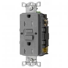 Hubbell Wiring Device-Kellems GFTWRST15GYU - 15A COMM SELF TEST TRWR US GFR GRAY