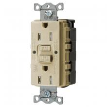 Hubbell Wiring Device-Kellems GFTWRST15SNAPI - 15A COMM SELF TEST TRWR SNAP GFR IVORY