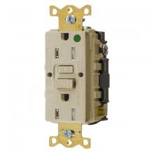 Hubbell Wiring Device-Kellems GFTWRST82IU - 15A COMM HG SELF TEST TRWR US GFR IVORY