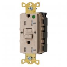 Hubbell Wiring Device-Kellems GFTWRST83SNAPAL - 20A COMM HG SELF TEST TRWR SNAP GFR AL