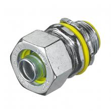 Hubbell Wiring Device-Kellems H0381 - STR MALE L/T CONN, 3/8", STEEL, INS