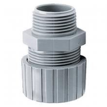 Hubbell Wiring Device-Kellems HBL10CM22S - NM CORD CONN, .25-.37", 1/2", GY