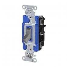 Hubbell Wiring Device-Kellems HBL1201STGY - SP TOG, IND, ST, 15A 120/277V, GY