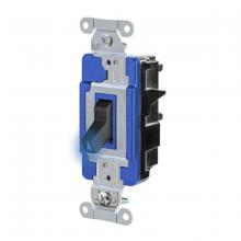 Hubbell Wiring Device-Kellems HBL1201STILBK - SP TOG, IND, ST, 15A 120/277V, IL, BK