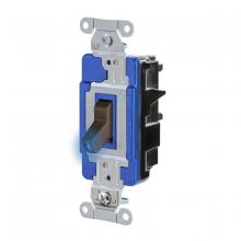 Hubbell Wiring Device-Kellems HBL1201STIL - SP TOG, IND, ST, 15A 120/277V, IL, BR