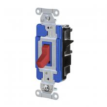 Hubbell Wiring Device-Kellems HBL1201STR - SP TOG, IND, ST, 15A 120/277V, RD