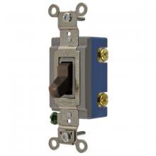 Hubbell Wiring Device-Kellems HBL1201 - SP TOG, IND GRD, 15A 120/277V, BR