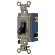 Hubbell Wiring Device-Kellems HBL1204BK - 4 WAY TOG, IND GRD, 15A 120/277V, BK