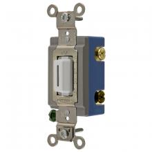 Hubbell Wiring Device-Kellems HBL1203LW - 3W TOG, IND GRD, 15A 120/277V, LK, WH