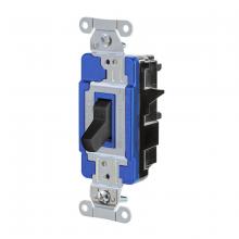 Hubbell Wiring Device-Kellems HBL1203STBK - 3W TOG, IND, ST, 15A 120/277V, BK