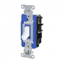 Hubbell Wiring Device-Kellems HBL1203STW - 3W TOG, IND, ST, 15A 120/277V, WH