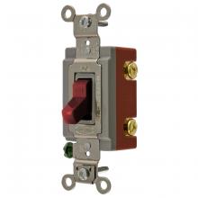 Hubbell Wiring Device-Kellems HBL1222R - DP TOG, IND GRD, 20A 120/277V, RD