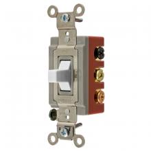 Hubbell Wiring Device-Kellems HBL1386W - TOG, 20A 120/277V, DPDT CNTR OFF, WH