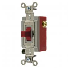 Hubbell Wiring Device-Kellems HBL1557RLV - TOG SWITCH, MOM SPDT, 5A 24V DC, RD