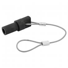Hubbell Wiring Device-Kellems HBL15MCAPBK - SINGLE POLE SER 15 MALE CAP, BK