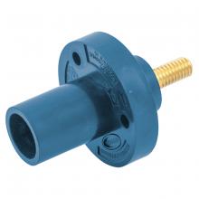 Hubbell Wiring Device-Kellems HBL15MRSBL - SINGLE POLE SER 15 INLET, STUD, 150A, BL
