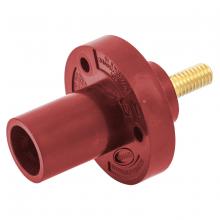 Hubbell Wiring Device-Kellems HBL15MRSR - SINGLE POLE SER 15 INLET, STUD, 150A, RD