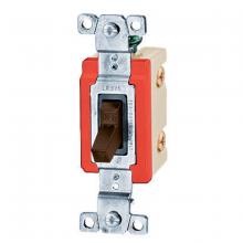 Hubbell Wiring Device-Kellems HBL18221CN - SP TOG, IND GRD, 20A 347V, BR